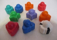 Fisher Price-Singin' Snail Pail-Replacement-10 Blocks-1999-Vintage-As Shown