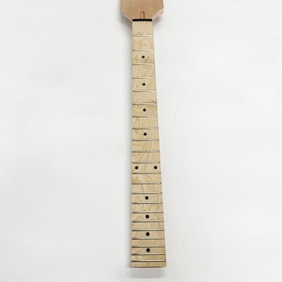 22-fret 25.5'' mahogany electric guitar neck, maple fingerboard, unfinished