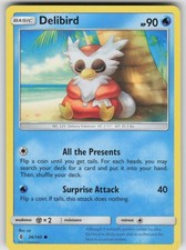 Delibird 26/145 Common Guardians Rising Pokemon Lightly Played
