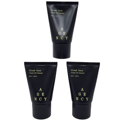 Agency Cloud Care Cream Oil Cleanser Makeup Remover Face Wash 1.4 fl oz (3 Pack)