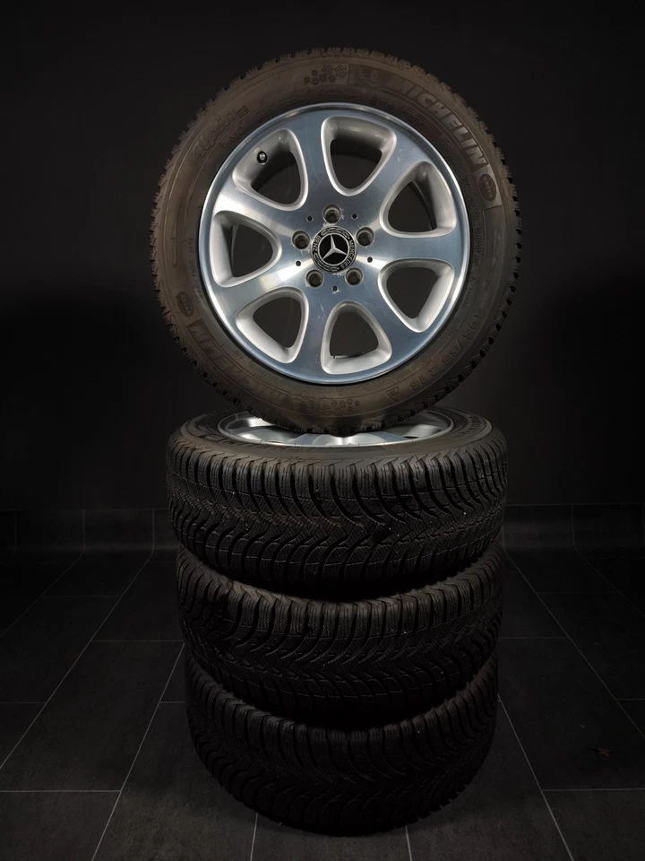 4 Winterreifen 205/55R16 Mercedes CLK Klasse W209 16" Alufelgen Winterräder - Bild 2 von 4