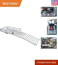Aluminum Hitch Mount Cargo Carrier for Scooter & Wheelchair - 53.5" x 29.75"