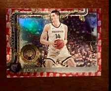 Extremely Rare Less Than 2 Made Santa Bag Zach Edey. Called Ultra Rare Read.