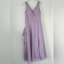 Azazie Bianca Womens Formal Bridesmaid Prom Dress Gown Maxi Princess Fairy HOCO