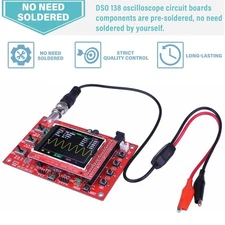 New DC 9V 12Bit DSO138 2.4" TFT Digital Oscilloscope Kit Assembled DIY ModuleNew