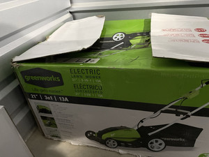Greenworks 21 in 13A Corded Electric Walk-Behind Lawn Mower (PICKUP ONLY)46239