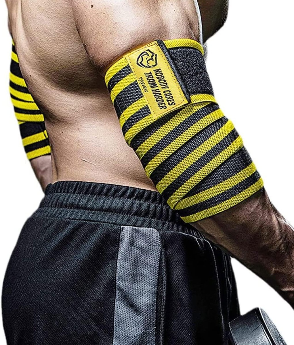 TAVIEW Elbow Wraps for Weightlifting (1 Pair), 47
