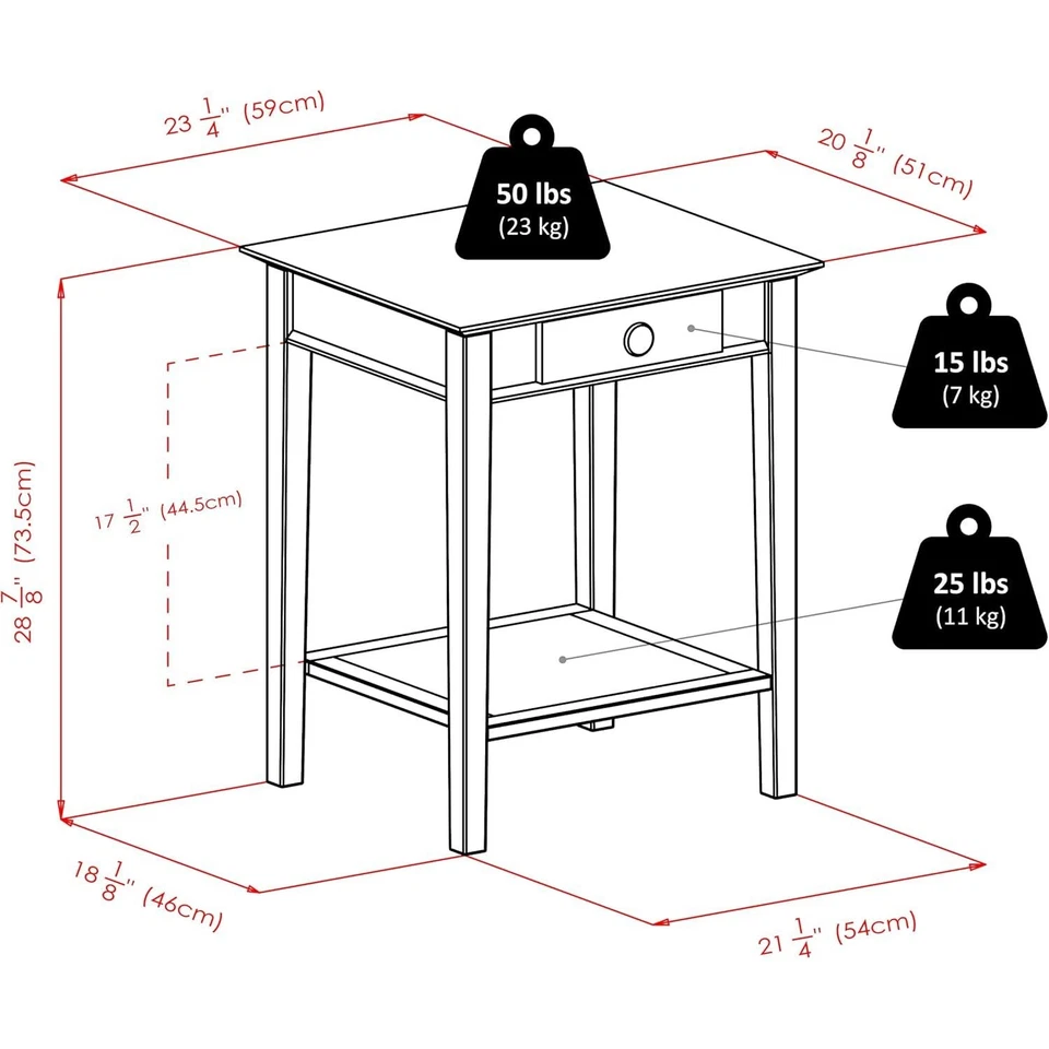 Soporte para impresora de mesa auxiliar de estudio - miel Foto 3 de 4