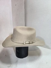 Wrangler Cowboy Hat 4X Beaver 7 1/8 Texas Vintage USA Made 