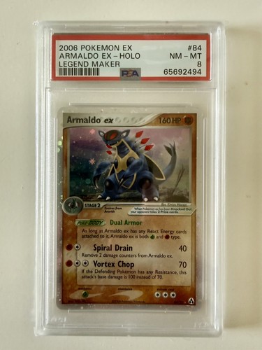 Armaldo ex graded PSA 8 for sale on eBay