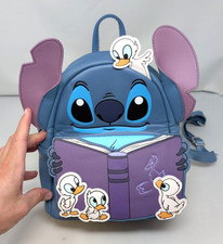 Loungefly Disney Stitch Duckies Purse Mini Backpack bag used