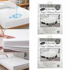 2Pack Premium Queen Size Mattress Covers Soft and Waterproof Fitted Bed Cover