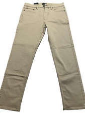 Banana Republic Men's 5 Pocket Pant Slim Fit Stretch Fabric Tan Size 34x32