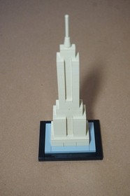 Lego Architecture Empire State Building Complete Set 77 pcs (21002) Used