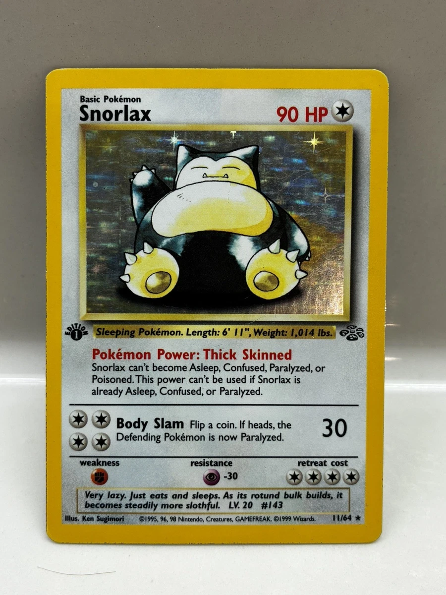 Snorlax 11/64 Jungle for sale | eBay
