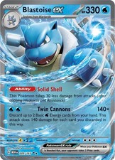 Blastoise ex - 009/165 - SV: Scarlet & Violet...