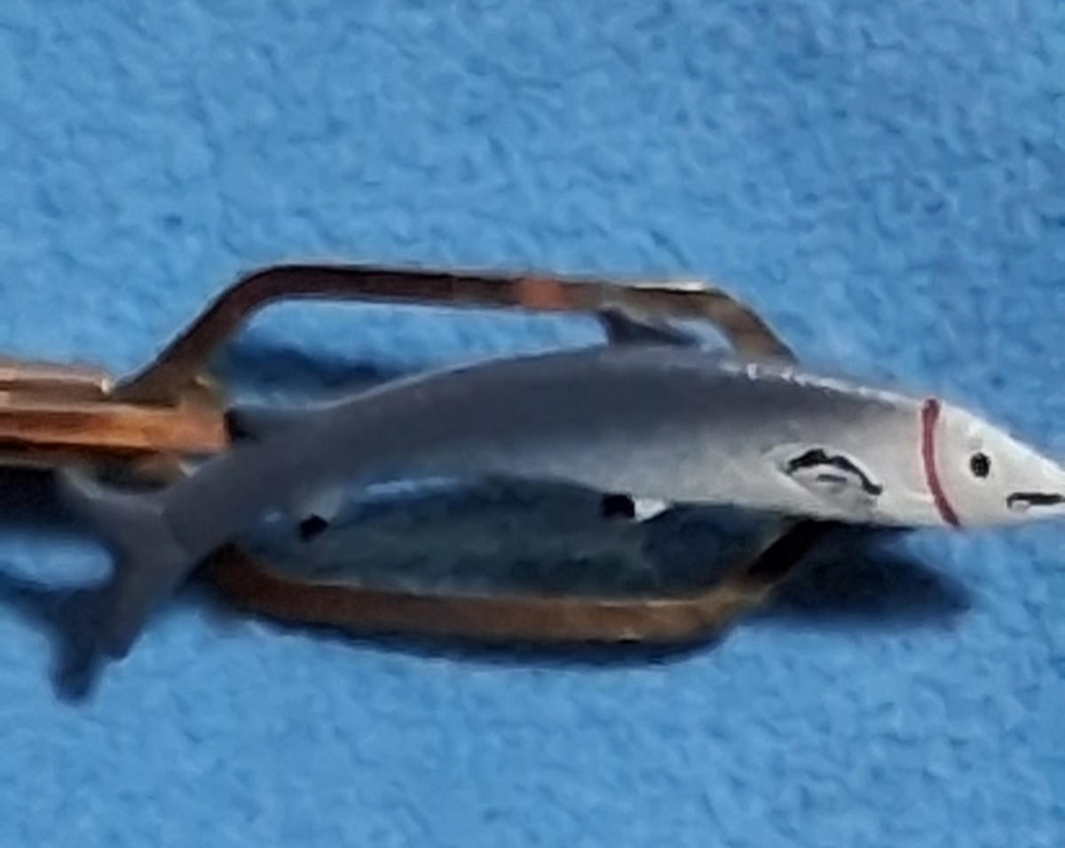 Leaping Salmon Tie Clip Sophos Lambourne's image 3
