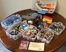 Vintage Micro Machines Collection Lot Of 220 Pieces Tanks Planes Trucks Trains