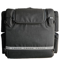 Genuine T-Bags Universal Lonestar Motorcycle Luggage Nylon 2 Piece Set -- Lared