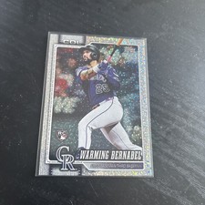 2026 Topps Series 1 Celebration Warming Bernabel Confetti Parallel Rockies RC