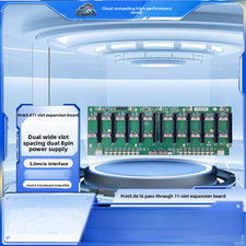 PCIE5.0 11-slot expansion motherboard PCIE5.0x16 supports 11 graphics cards