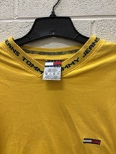 Vtg Tommy Jeans Hilfiger T Shirt Mens Size XL Flag Logo Spellout 90s Y2K ALI G