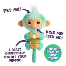 Fingerlings Interactive Baby Monkey Toy - 70+ Sounds & Reactions - NEW 2023