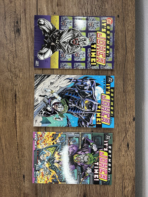 BATMAN IT'S JOKER TIME 1-3 DC GRAPHIC NOVEL COMIC SET COMPLETE VF Condition