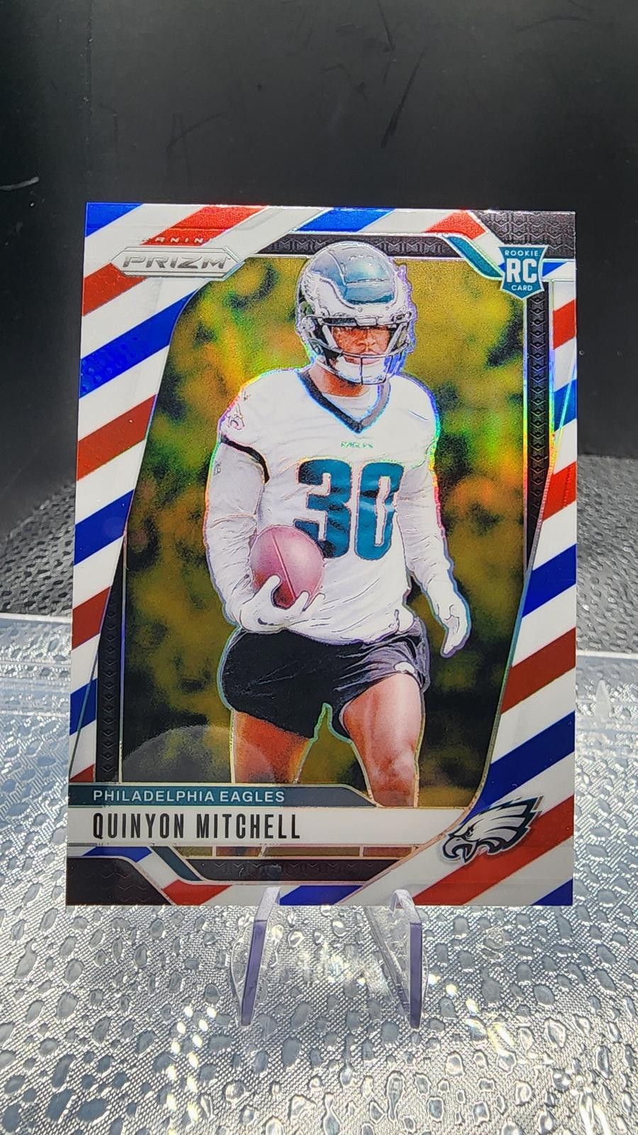 2024 Panini Prizm #381 Quinyon Mitchell Red White and Blue