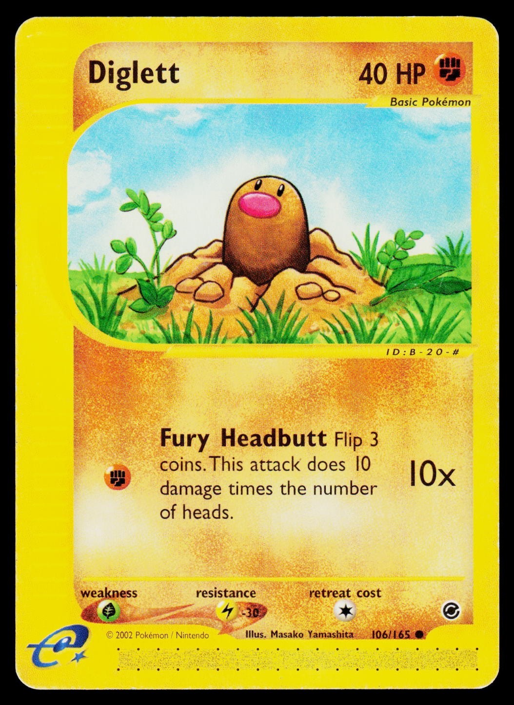 Diglett 106/165 Expedition Base Set Common MP