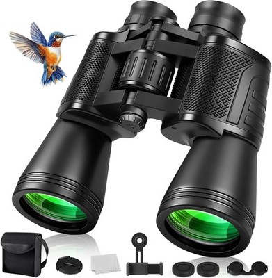 20x50 Fernglas für Erwachsene, Vogelbeobachtungs Ferngläser mit BAK4 Prism