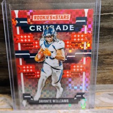 2024 Panini Rookies & Stars Javonte Williams Crusade Red Plaid Prizm