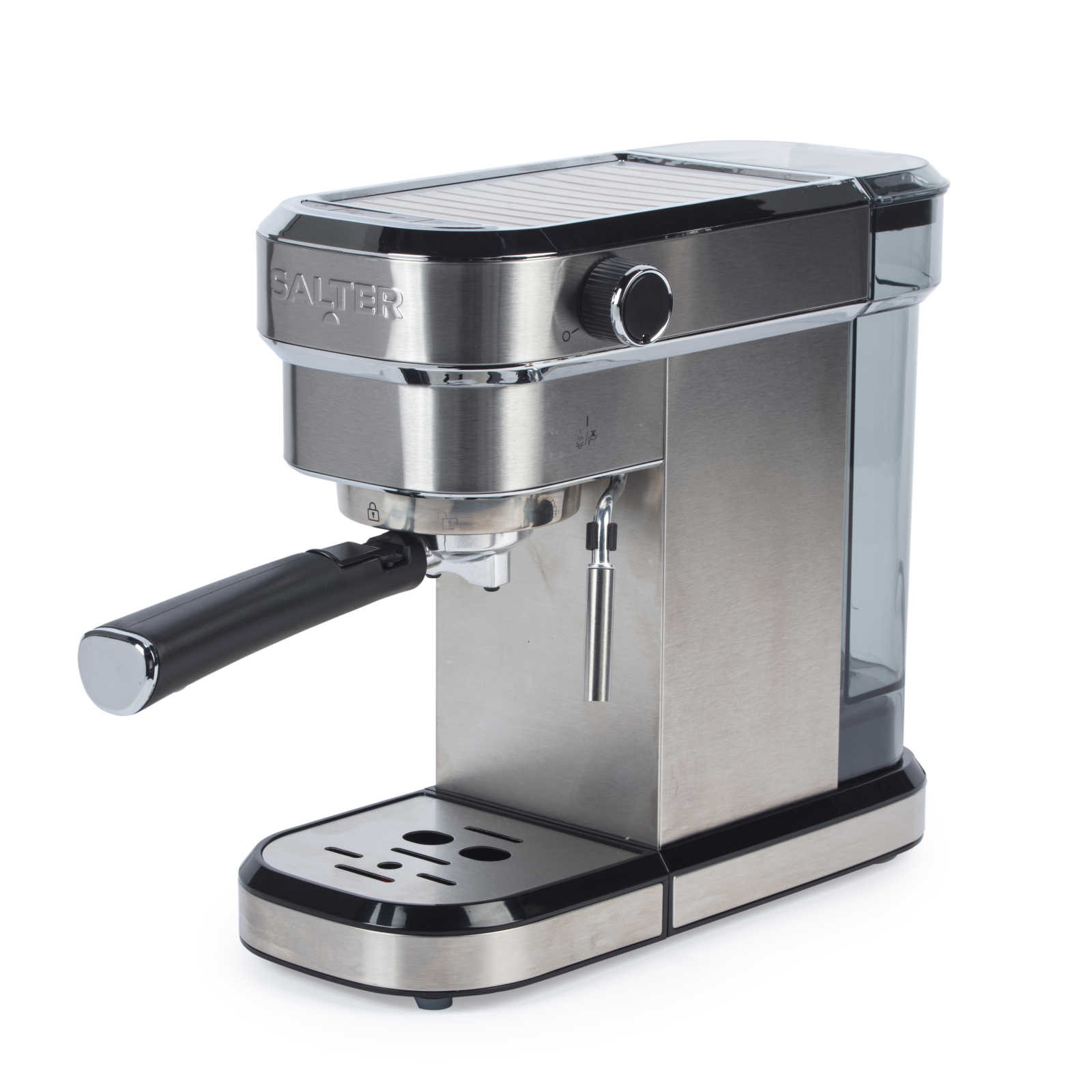 Salter Espresso Machine With Milk Frother for Ground Coffee 1.1L Capacity 1350W - Image 2
