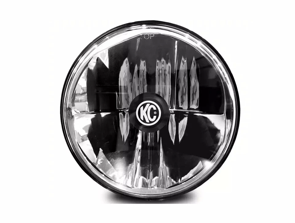 KC HiLiTES Jeep LED Headlights Reflector Single Light - Image 3 of 4