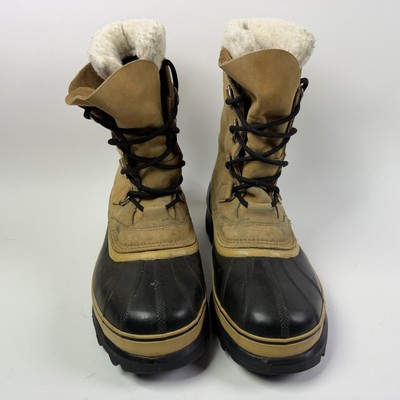 Sorel Caribou Boots Mens 5 Tan Waterproof‎ Winter Snow Insulated Outdoor Nubuck Caribou™ Men main image 3