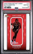 2025 PANINI INSTANT WNBA THE LOGO #17 ALIYAH BOSTON PSA 10