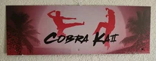 Cobra Kai Halloween Cardboard End Cap Store Display Sign 24"x8"
