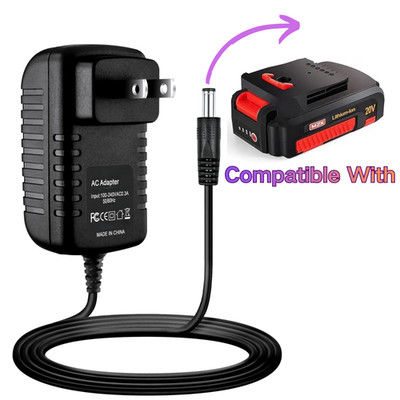 AC Adapter For Battery Charger Cordless Leaf Blower Lawn Care Power Tool