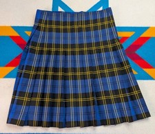 USA Kilts Tartan Kilt Made In USA Heritage Casual Blue Size 32