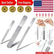 Fine Grit Stainless Steel Nail Files Set: Ideal for Effortless Nail Perfection