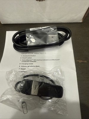 Jabra Talk 15 Mobile Headset - Black  Used