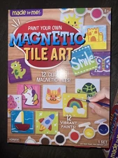 Made By Me Paint Your Own Magnetic Tile Art