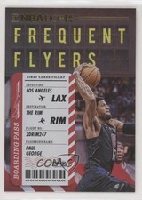 2020-21 Panini NBA Hoops Frequent Flyers Holo Paul George #6 6h5