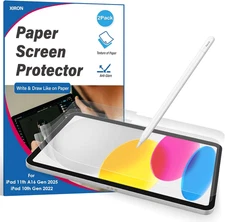 2 PACK Paper Screen Protector for Ipad 11Th Gen (A16)2025/10Th Generation 2022(1
