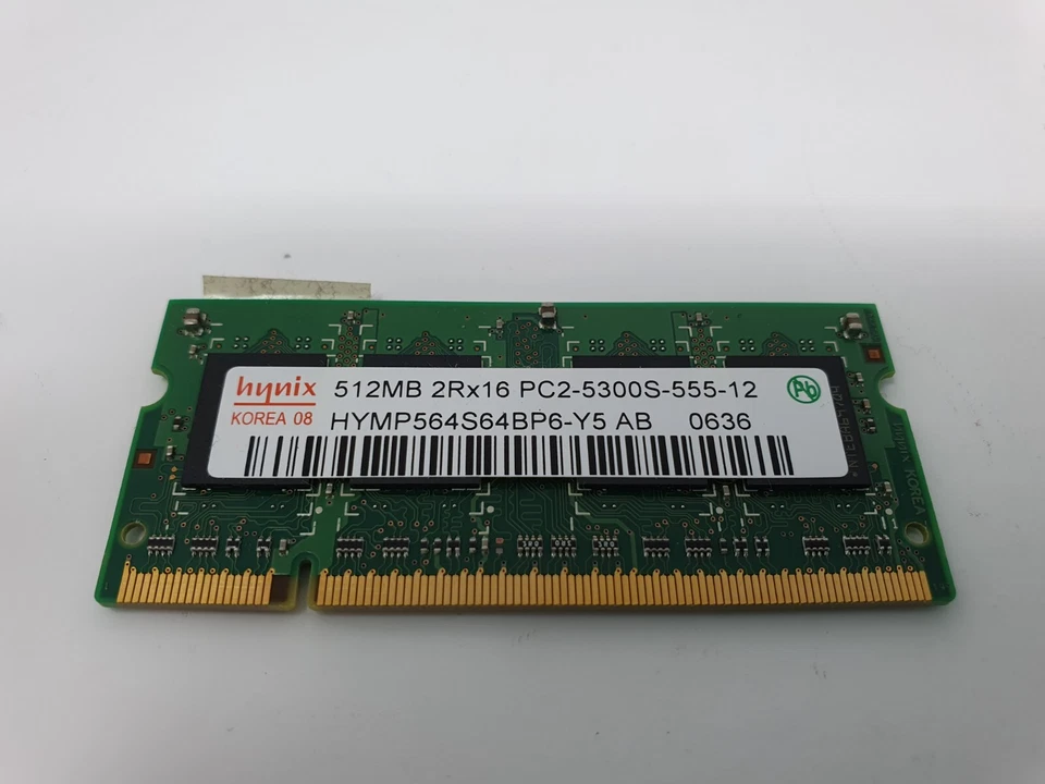 HP Pavilion DV2000 dv2125nr RAM Memory 512MB DDR2 PC2-5300S HYMP564S65BP6-Y5 - Image 4 of 4
