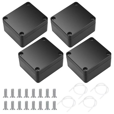 Project Box Electrical Junction Box IP65 Waterproof Electrical Project 4 Pcs NEW