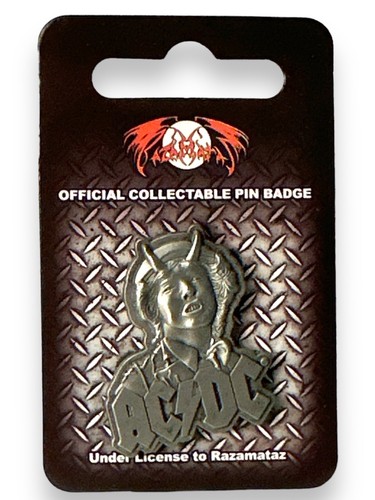 AC/DC metal pin badge - official product-ANGUS Licensed Brand New ...