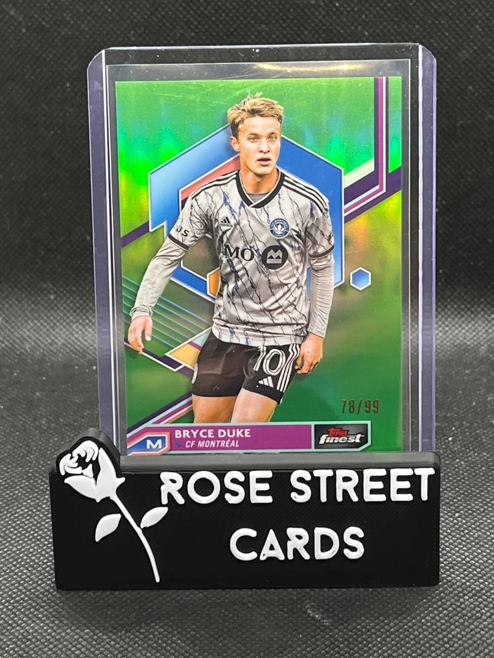 2023 Topps Finest MLS Neon Green Refractors /99 (Pick from list) - Image 4 of 4