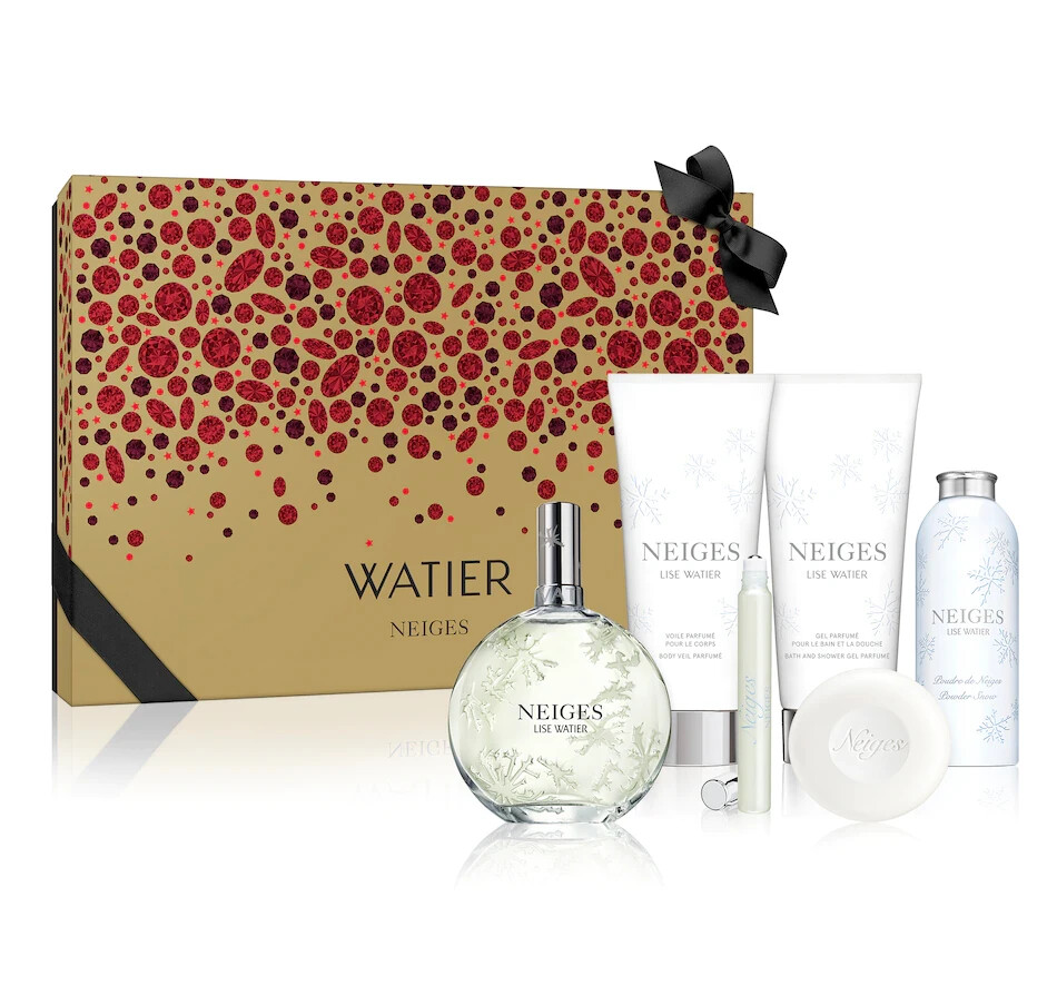 LISE WATIER NEIGES Piece Holiday Gift Set Eau de Toilette Spray