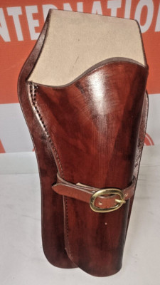 Western Leather Holster Gun Made Cowboy Revolver Pistol Brown